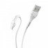 Кабель HOCO X37 USB to Micro 2.4A, 1m, PVC, PVC connectors, White (6931474710505) (21100)