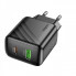Мережевий зарядний пристрій HOCO CS25A Rico PD20W+QC3.0 charger Black (6942007639781) (20210)