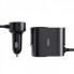 Автомобільний зарядний пристрій Baseus High Efficiency Pro 1-for-2 Car Cigarette Lighter 30W Cosmic Black (C00455300121-00) (8410)