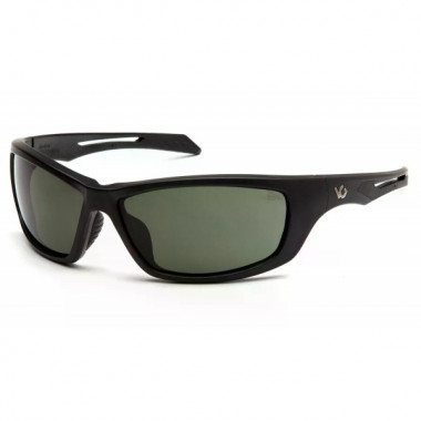 Защитные очки Venture Gear Tactical Howitzer Black (forest gray) Anti-Fog, черно-зеленые в черной оправе. (1510)