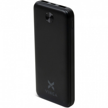 Батарея универсальная Vinga 10000 mAh 10W Black (VPBB10) (16510)