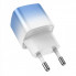 Мережевий зарядний пристрій HOCO C101A single port PD20W charger Ice Blue (6931474769374) (14610)