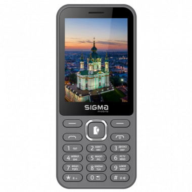 Мобильный телефон Sigma X-style 31 Power Type-C Grey (4827798855034) (16710)