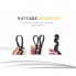 Кабель UGREEN ED015 HDMI Flat Cable 3m (UGR-50820) (UGR-50820) (14810)