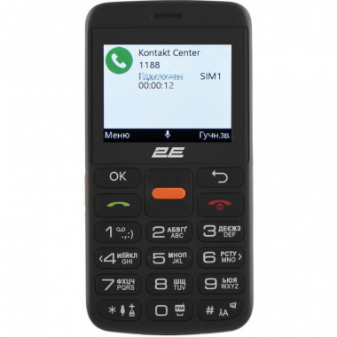 Мобильный телефон 2E T180 MAX Black (688130251051) (16810)