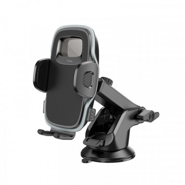 Автотримач для телефона HOCO H15 Fair push-type car holder(center console) Black (6931474798633) (20120)