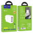 Мережевий зарядний пристрій HOCO C102A Fuerza QC3.0 four-port charger 18W White (6931474777713) (21120)