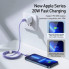 Кабель Baseus Crystal Shine Series Fast Charging Data Cable Type-C to iP 20W 2m Purple (CAJY000305) (18320)
