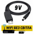 Кабель для роутера от повербанка с преобразователем на 9V, DC 2.1x5.5mm, USB 5V-->9V, 1м (21420)