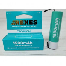 Аккумулятор Arexes 18650 Li-Ion 1500 mAh, 3.7v под пайку (20620)