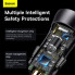 Автомобільний зарядний пристрій Baseus Golden Contactor Max Dual Fast Charger Car Charger U+U 60W Dark Gray (CGJM000013) (8620)