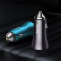 Автомобільний зарядний пристрій Baseus Golden Contactor Max Dual Fast Charger Car Charger U+U 60W Dark Gray (CGJM000013) (8620)