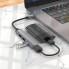 USB-хаб HOCO HB26 4 in 1 adapter(Type-C to USB3.0+USB2.0*3) Metal Gray (6931474765482) (19720)