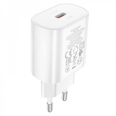 Мережевий зарядний пристрій HOCO N22 Jetta PD25W charger White (6931474760067) (14820)