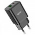 Мережевий зарядний пристрій HOCO N28 Founder PD20W+QC3.0 charger Black (6931474783509) (14920)
