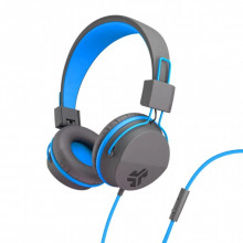 Наушники Jlab JBuddies Studio Kids Wired Graphite/Blue (IEUHJKSTUDIORGRYBLU6) (16920)