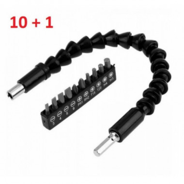 Гибкая насадка для отвёртки Flexible Screw Tool 10 в 1 (20920)