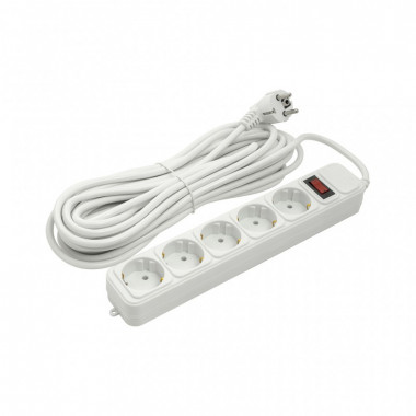 Сетевой фильтр питания PowerPlant 10 м, 5 розеток (JY-1056/10) (PPSA10M100S5) (16130)
