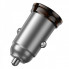 Автомобільний зарядний пристрій HOCO NZ16A Rigorous 43W dual port PD25W+QC3.0 car charger Metal Grey (6942007644747) (20230)