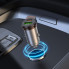 Автомобільний зарядний пристрій HOCO NZ16A Rigorous 43W dual port PD25W+QC3.0 car charger Metal Grey (6942007644747) (20230)