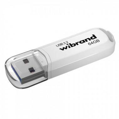 Флеш-накопичувач Wibrand USB 3.2 Gen1 Marten 64GB White (WI3.2/MA64P10W) (230)