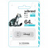Флеш-накопичувач Wibrand USB 3.2 Gen1 Marten 64GB White (WI3.2/MA64P10W) (230)