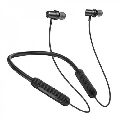 Бездротові спортивні навушники HOCO ES70 Armour neck-mounted BT earphones Black (6942007611602) (15430)