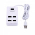 USB Хаб на 4 порта USB 2.0 P-1601 Белый (10530)
