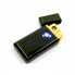 Зажигалка USB электроимпульсная + Газ ТH-705 Черная (17530)