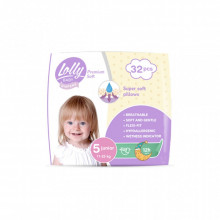 Подгузники Lolly Premium Soft 5 (11-25 кг) 32 шт (4820174981051) (7630)