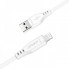 Кабель ACEFAST C3-02 USB to iP 2.4A, 1.2m, TPE, TPE connectors, White (6974316280835) (19730)