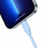 Кабель Baseus Jelly Liquid Silica Gel Fast Charging Data Cable USB to iP 2.4A 2m Blue (CAGD000103) (14830)