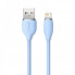 Кабель Baseus Jelly Liquid Silica Gel Fast Charging Data Cable USB to iP 2.4A 2m Blue (CAGD000103) (14830)