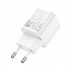Мережевий зарядний пристрій HOCO C147A Charm PD20W+QC3.0 charger (EU) White (6942007630276) (19830)