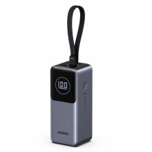 Батарея универсальная Ugreen 20000 mAh 130W Cable Space gray (U_55365B) (22830)