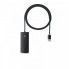 USB-хаб Baseus Lite Series 4-Port USB-A HUB Adapter (USB-A to USB 3.0*4 ) 1m Black (WKQX030101) (15040)