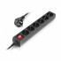 Сетевой фильтр питания REAL-EL RS-6 Protect M 1.8m, black (EL122300032) (16140)