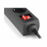 Сетевой фильтр питания REAL-EL RS-6 Protect M 1.8m, black (EL122300032) (16140)