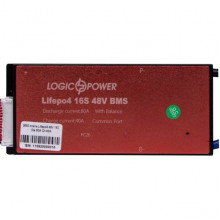 BMS плата LiFePO4 48V 16S Dis 80A Ch 40A (5140)