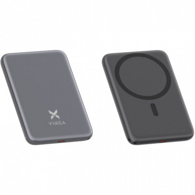 Батарея универсальная Vinga 5000 mAh 20W/15W Wireless (VPBB520WL) (16540)