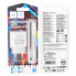 Мережевий зарядний пристрій HOCO C109A(10.5W) Fighter single port charger set(Micro) White (6942007656603) (540)