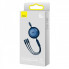 Кабель Baseus Bright Mirror 2 Series Retractable 3-in-1 Fast Charging  Data Cable USB to M+L+C 66W 1.1m Blue (CAMJ010103) (14740)
