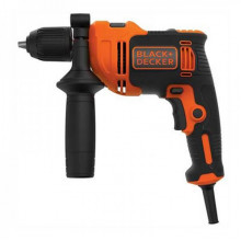 Дрель сетевая ударная BLACK+DECKER BEH550 (1740)