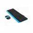 Комплект A4Tech F1010 Blue (4711421943161) (21740)