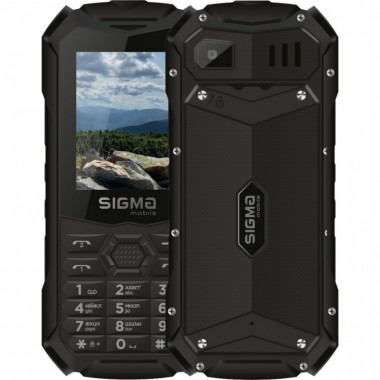 Мобильный телефон Sigma X-treme PV68 Black (4827798738214) (16840)