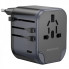 Мережевий зарядний пристрій BOROFONE BAC12 Leader 3-port(1C2A) universal conversion charger Black (6941991117152) (18940)