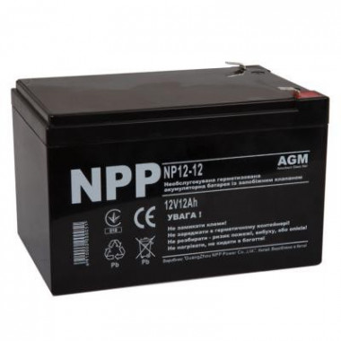 Батарея к ИБП NPP 12В 12 Ач (NP12-12) (19940)
