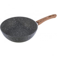 Сковорода-сотейник Kamille Grey Marble Ø32см індукційна з антипригарним покриттям (940)