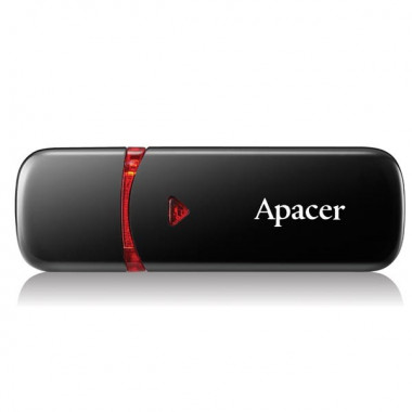 Флеш-накопичувач Apacer USB 2.0 AH333 64Gb Black (AP64GAH333B-1) (150)