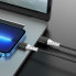 Кабель HOCO X82 USB to iP 2.4A, 1m, silicone, silicone connectors, Black (6931474768537) (20150)
